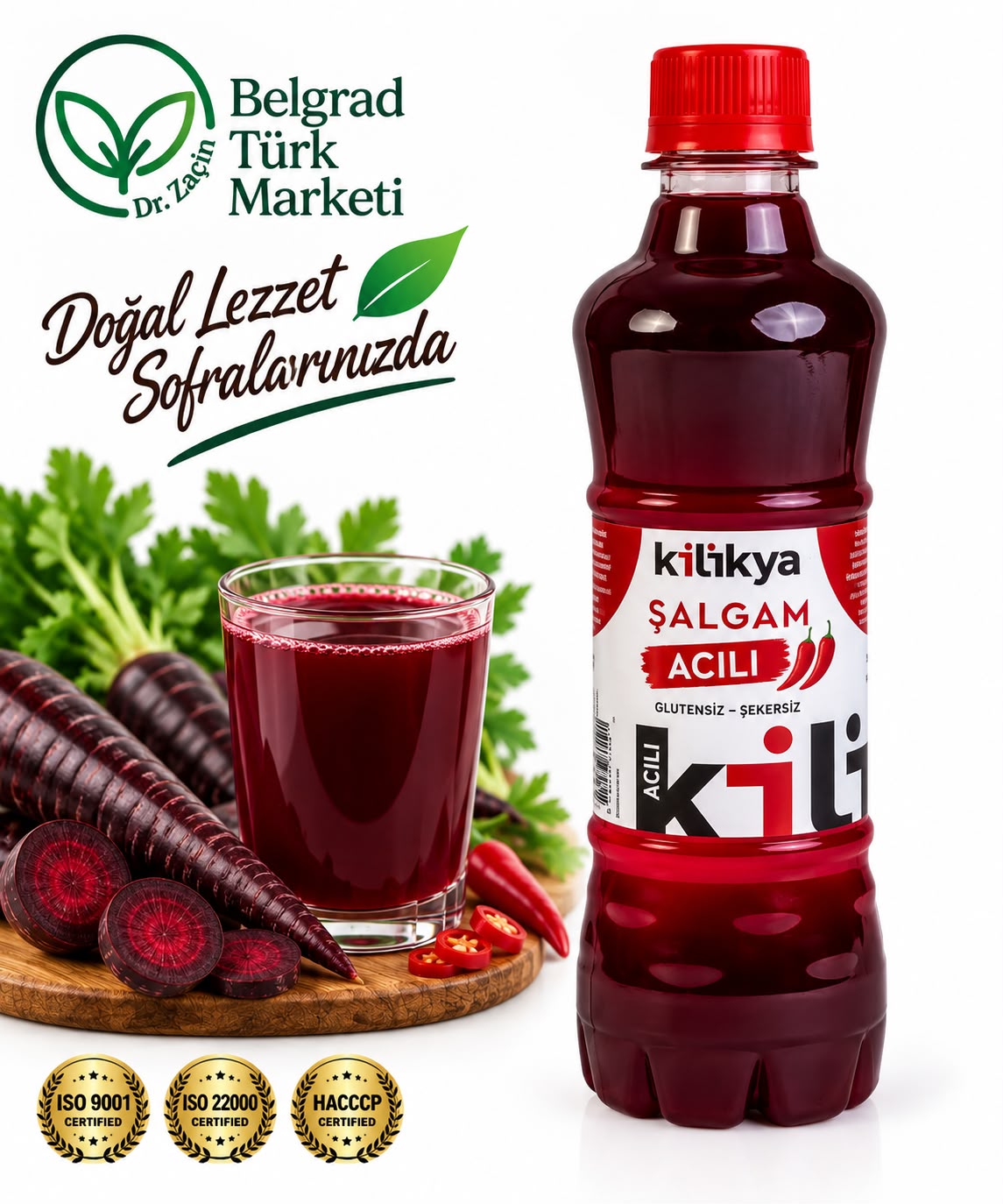 Kilikya Acılı Şalgam 300 ml