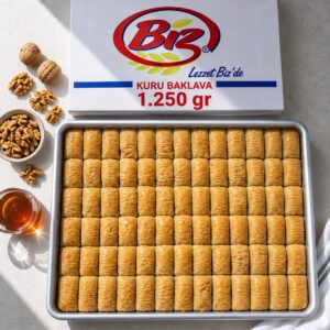 Biz Cevizli Burma Baklava 1,25 kg (Şerbetli 3 kg)