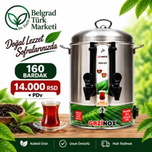 Gazinox Çaymatik 160 Bardak