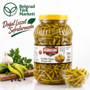Girgin Yeşil Biber Turşusu  (Brüt 4,5 kg)