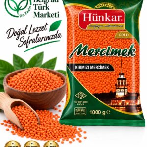 Hünkar Kırmızı Mercimek 1 kg