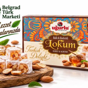 Uğurlu Ballı Bademli Lokum 350 g