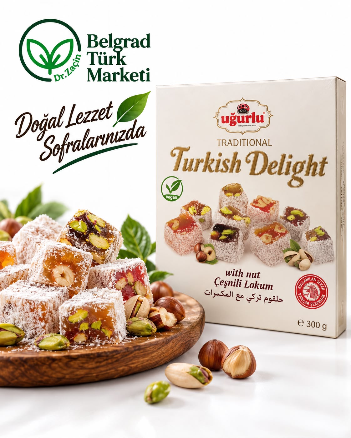 Uğurlu Çeşnili Lokum 300 g
